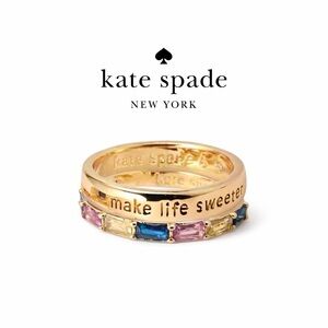 Kate Spade New York - Gold Ring Set – Size 5 - NWOT